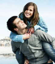 Happy couple after getting their guarantor home loan