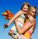 Mother and daughter